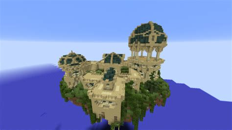 Floating Temple Of The Sky Minecraft Map