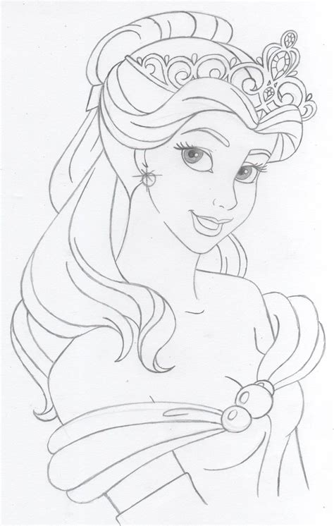 Disney Belle Drawing At Explore Collection Of