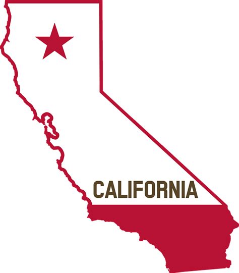 California Map Png File Png Mart