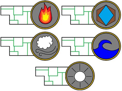 Elemental Keybadges Part 1 By Dinooflight76 On Deviantart