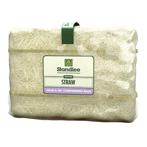 Standlee Hay 1600 20121 0 0 50 Lbs Straw Grab N Go Compressed Bale