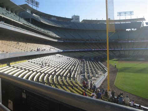 Field Level Seats At Dodger Stadium