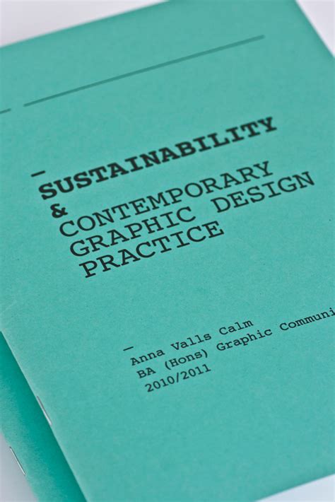 Dissertation Sustainability And Graphic Design Practice On Behance