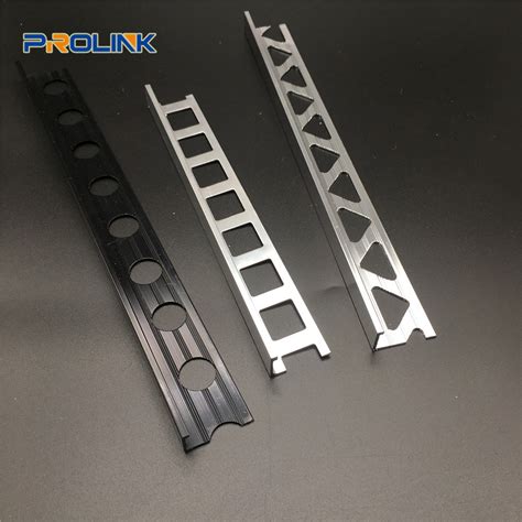 Anodized Silver Black Aluminum Tile Trims For Home Decoration China