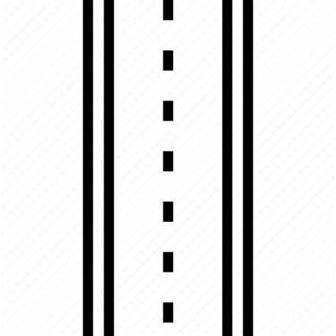 Direction Highway Road Straight Road Street Track Icon
