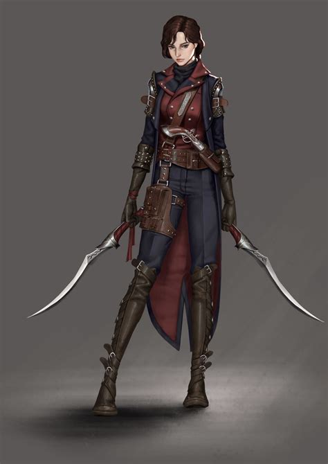20180912 Assassin Lily Kim Female Character Design Female
