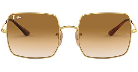 Ray Ban Square 1971 Classic Sunglasses In Gold Metallic Lyst