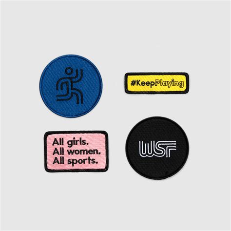 wsf custom patches women s sports foundation