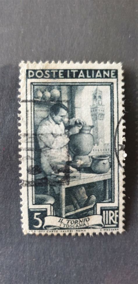 Postage Stamp Italy Poste Italiane La Sciabica Campania 5 20 35 55 Lire Ebay