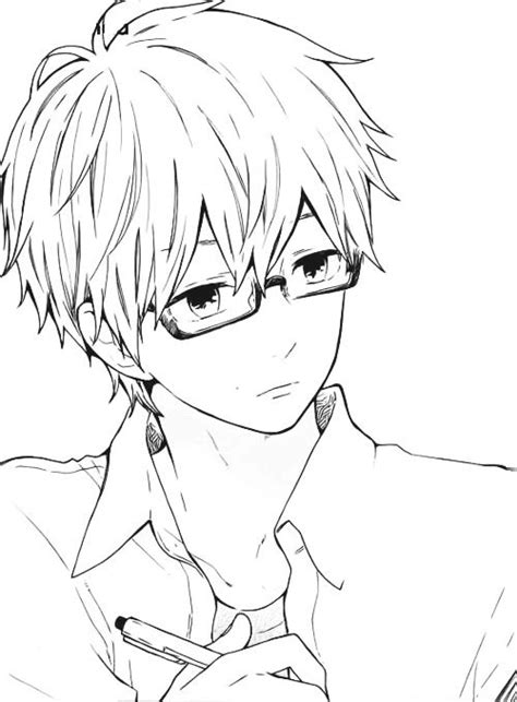 Anime Boy With Glasses Animemanga Art Pinterest Boys Shym And