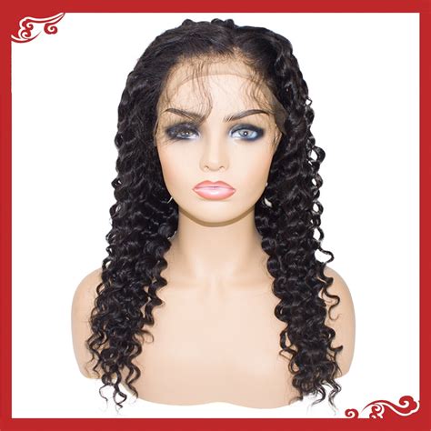 Virgin Full Lace Deep Wave Wigs Full Lace Wig