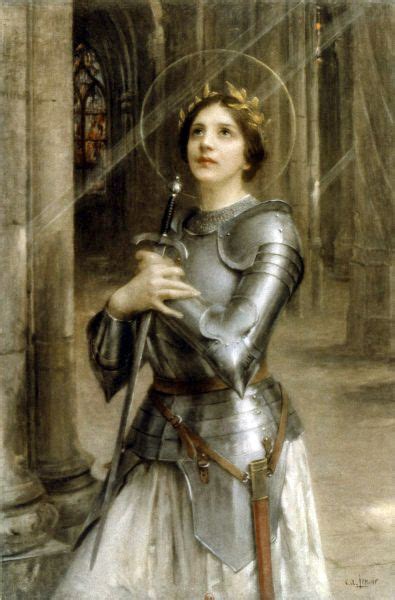 Joan Of Arc 1412 1431 Was In Her Fathers Garden At Age 13 When She