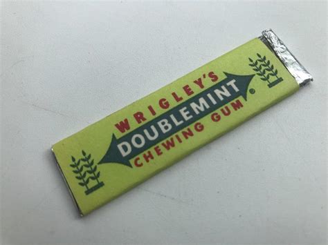 Stará Nerozbalená Plátková žvýkačka Wrigleys Doublemint Chewing Gum