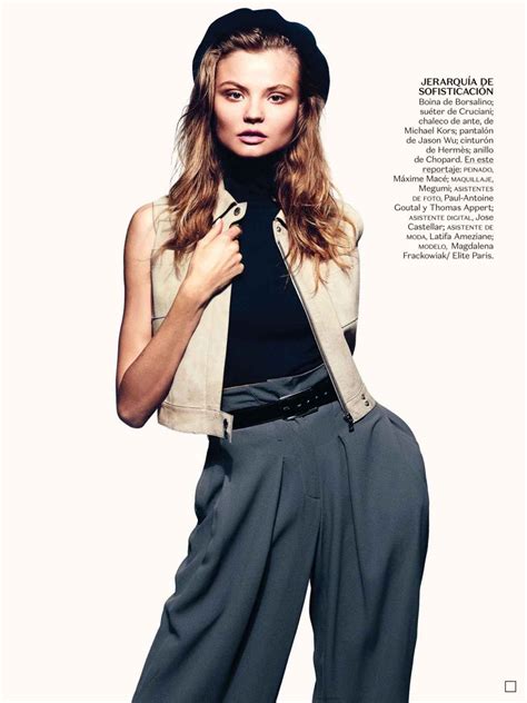 Magdalena Frackowiak Vogue Magazine Mexico August 2015 Issue