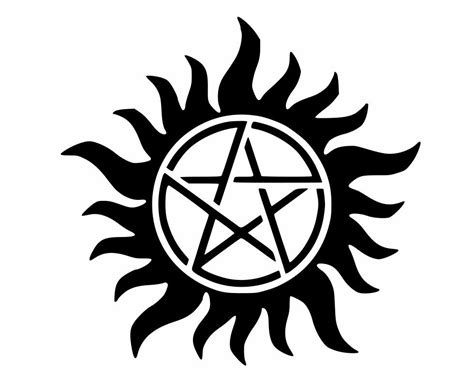 Supernatural Possession Protection Symbol Decal By Finecraftsman