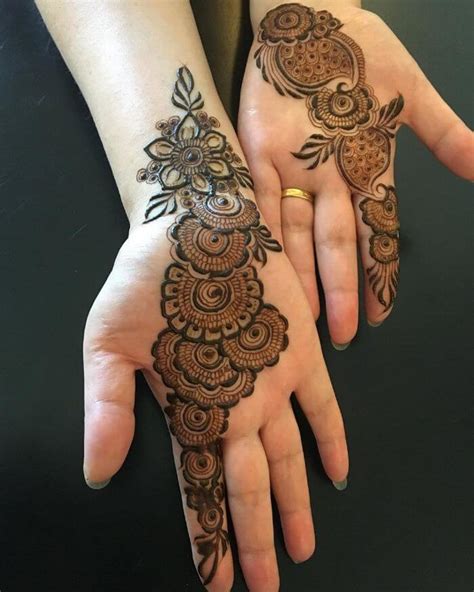 Arabic Mehndi Designs For Front Half Hand Simple Easy Henna Designs