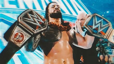 Roman Reignswrestlemania 2022 Exit Themehead Of The Table2022 Hd