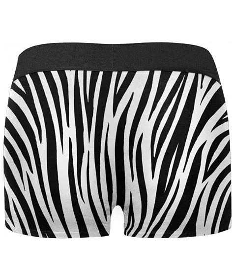 Mens Boxer Briefs Underwear Zebra Print L Ck18dymwnts
