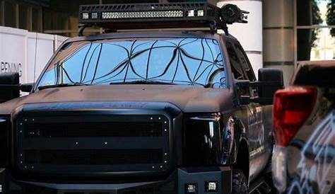 truck roof rack with lights