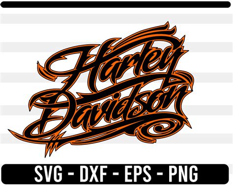 Harley Davidson Svg Png Eps Dxf Motorcycle Motors Logo Vector Etsy