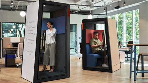 On The Qt Modular Office Phone Booth And Pods Steelcase