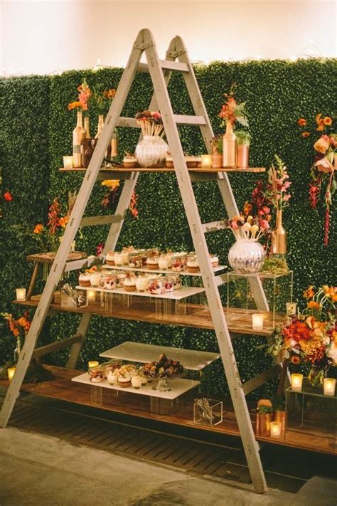 9 Dessert Table Ideas For Every Sweet Tooth Rustic Wedding Desserts Rustic Food Display