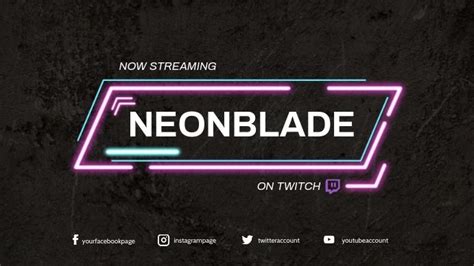 Twitch Banner Template Gaming Posters Banner Template Twitch