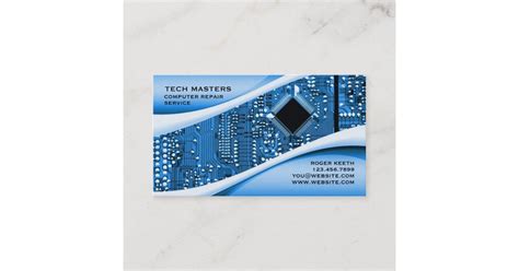 A printed circuit board that plugs into a slot in a computer's. Computer Repair Business Card | Zazzle.com