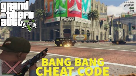 Gta 5 Bang Bang Cheat Code Youtube