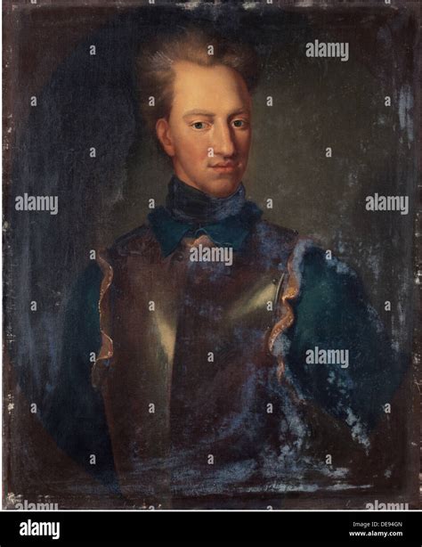 Portrait Of The King Charles Xii Of Sweden 1682 1718 Artist Krafft