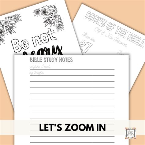 Bible Notebooking Journal for Kids Homeschool Bible Curriculum, Bible