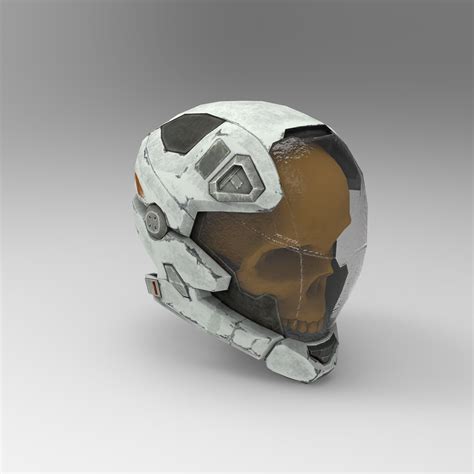 Visual Arts Eva Halo Reach Spartan Helmet Wearable Template For Paper