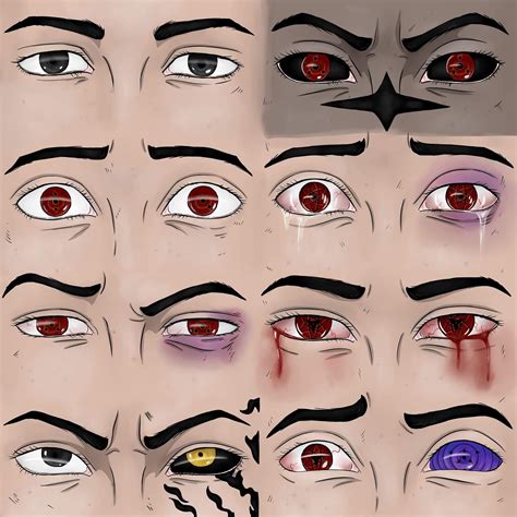 Sasukes Eyes I Love Those Times I Watched Naruto D So I Drew This