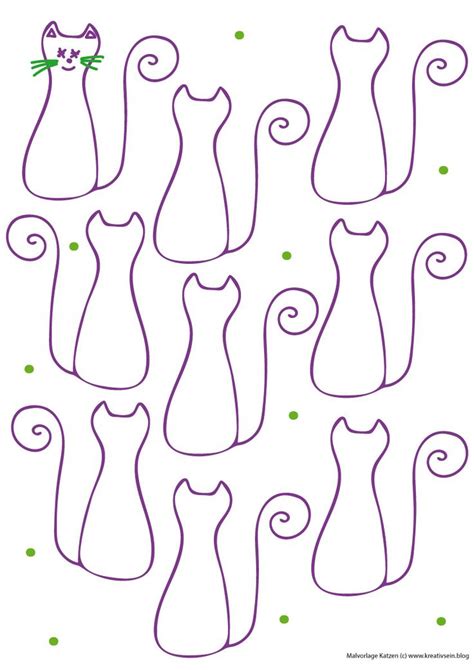Das bild war leicht zu malen und ist am ende sehr schön geworden! Katzen Malen leicht gemacht - Ideen für Kinder und ...