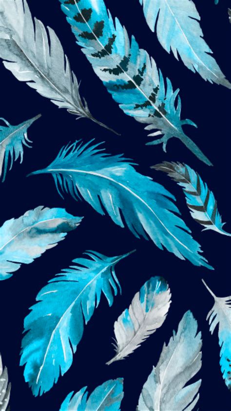 Feather Pattern Wallpaper