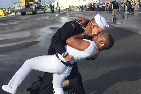 When This Sailor Kissed His Husband Conservatives Erupted In Anger