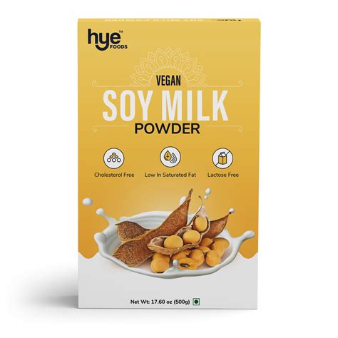 Vegan Soy Milk Powder 49 Protein Unsweetened 500g Hye Foods