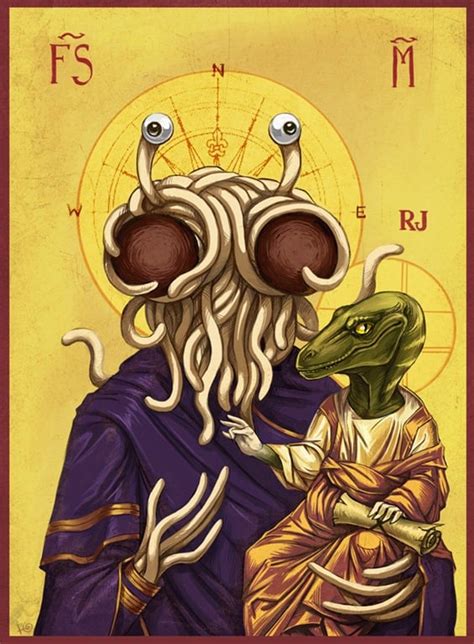 FSM and Raptor Jesus « Church of the Flying Spaghetti Monster