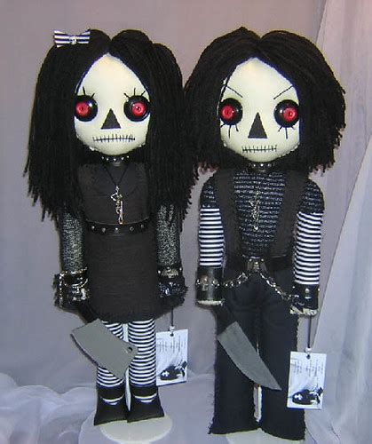 goth raggedy ann and andy jodi cain flickr