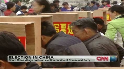 Election In China Village Cnn
