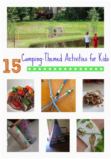 15 Camping Themed Activities For Kids The Chirping Moms
