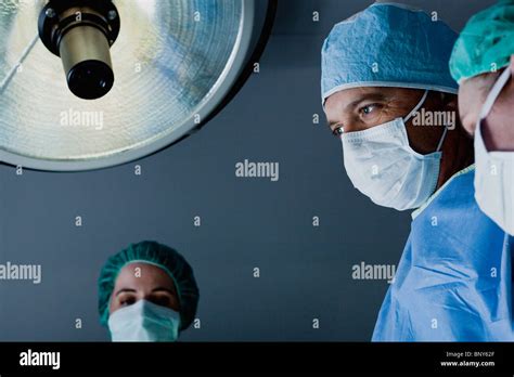 Surgical Team At Work Operating Room Stock Photo Alamy