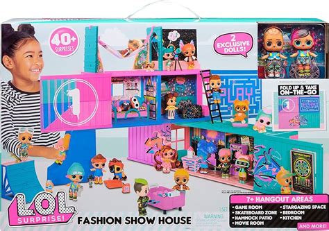 Lol Surprise Omg House Real Wood Dollhouse With 85 Surprises For Kids