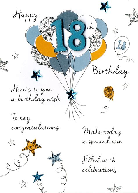 Best Happy 18th Birthday Wishes Messages And Cards