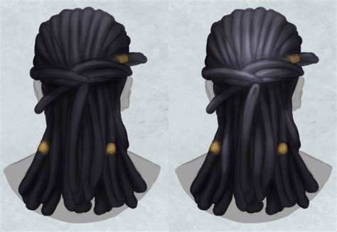 How To Paint Realistic Hair In Adobe Photoshop Braids And Dreadlocks