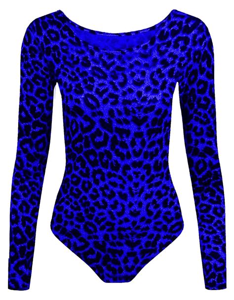 Girls Leopard Print Leotards Neon Gymnastics School Swimming Ballet Pe