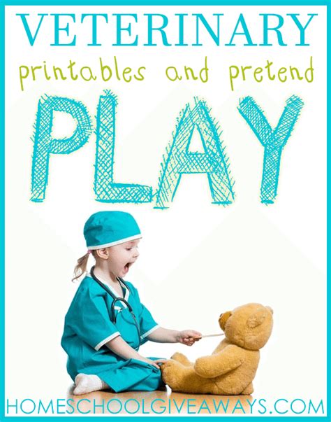 Veterinary Printables And Pretend Play