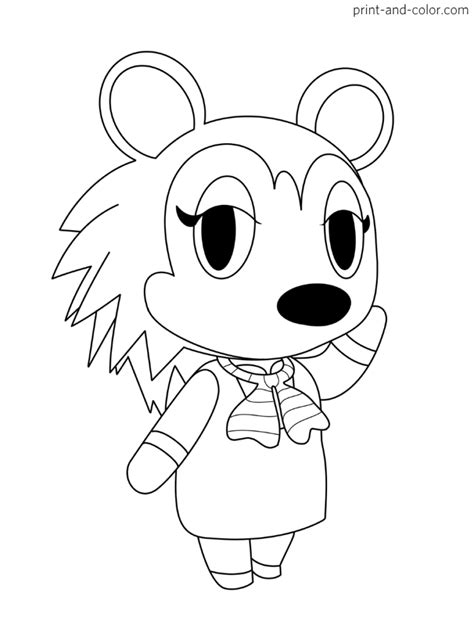 Animal Crossing coloring pages | Print and Color.com