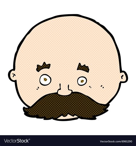 Cartoon Bald Guy With Beard