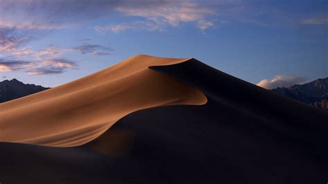 Macos Mojave 4k Wallpaper Sand Dunes Mojave Desert California